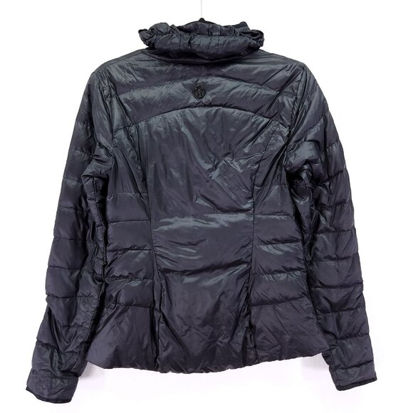 Lululemon Downtown Puffy Jacket Women's 4 Black Lightweight Insulated Down - Picture 3 of 16
